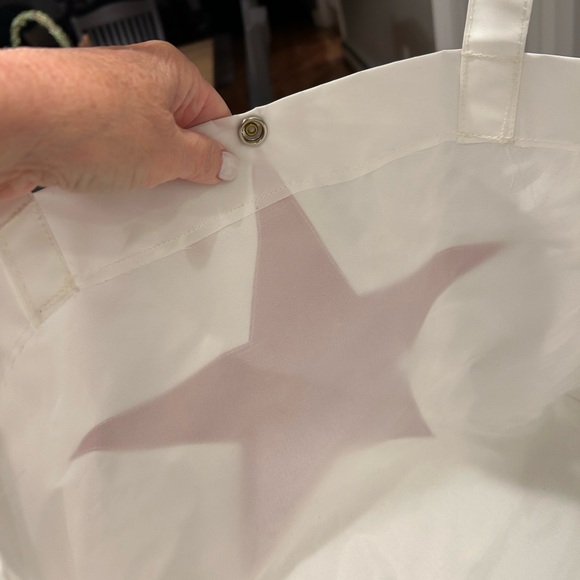 Nylon  Tote Bag  Nautical  Red Star - Picture 7 of 10